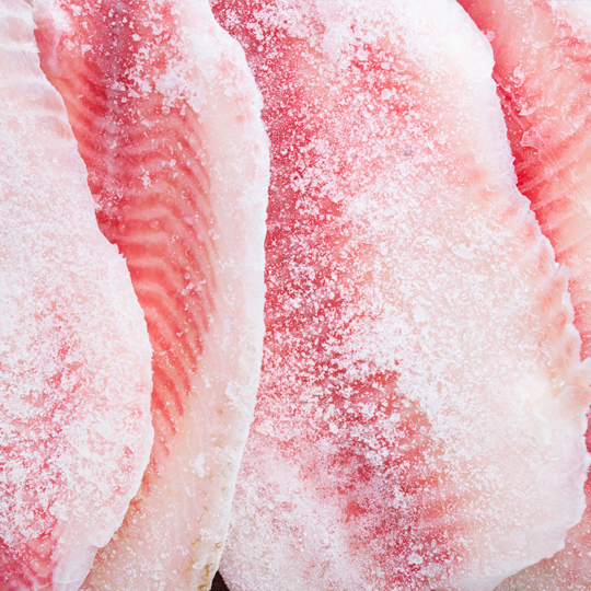 Filetes de pescado congelado